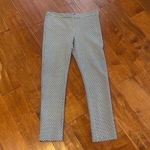 Amanda & Chelsea Geometric Black and White Pants